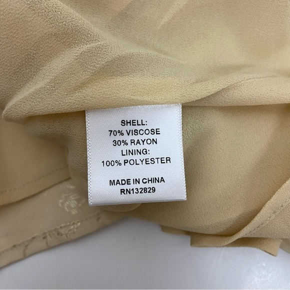 Tularosa Collette Bias Top in Khaki - Picture 6 of 8